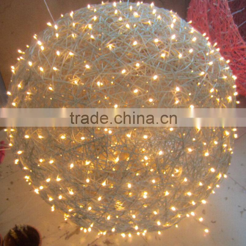 shopping mall atrium hanging plaza christmas decorations Christmas ball with light
