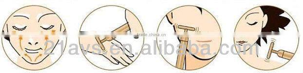 24k golden T shape Bar face lifting device home