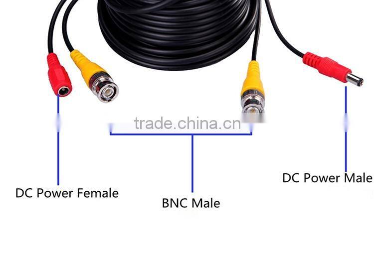Global Wholesale CE Certified BNC+DC Camera Use Rg59 CCTV Cable