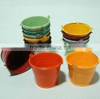 Gift wedding buckets galvanized iron with power coating