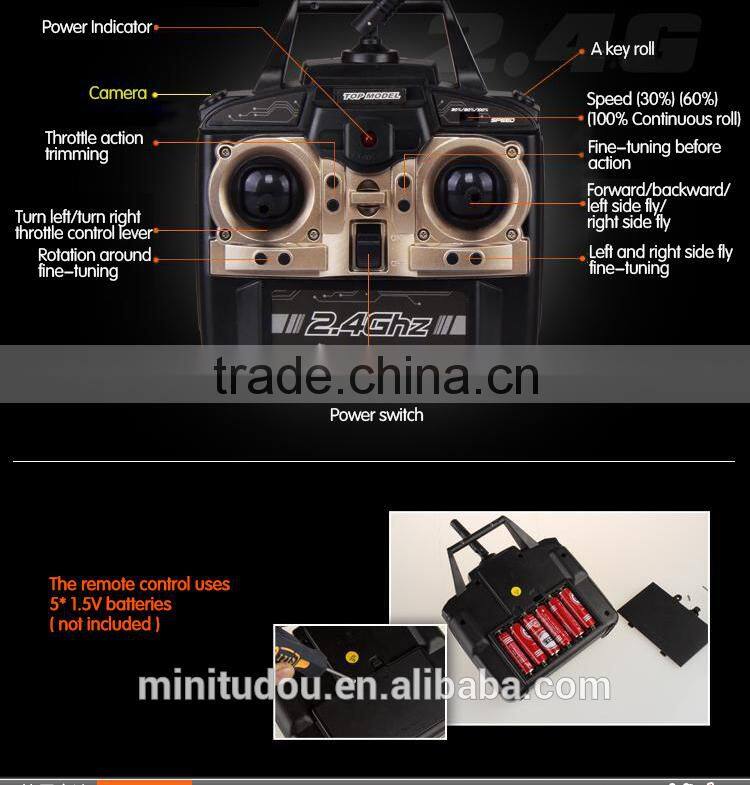 Large 61CM 2.4Ghz 4.5CH 6-AXIS RC Quadcopter with camera