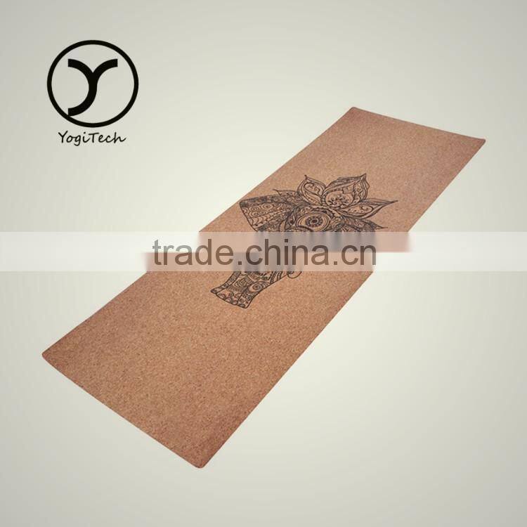 Foldable Eco-Friendly Absorbent Anti-Tear cork yoga mat