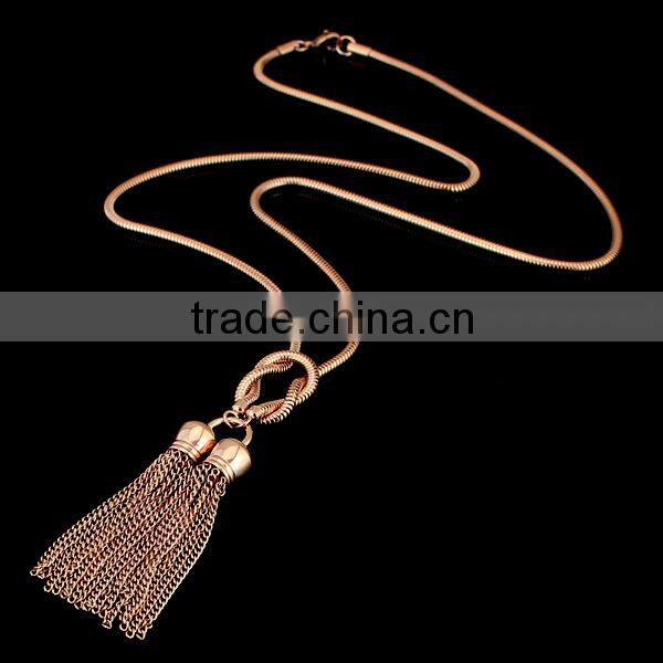 vintage tassel necklace chain gold necklace designs in 10 grams
