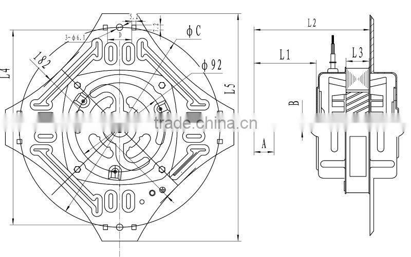 wholesale China washing machine motor type