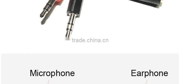 new products 2016 2 male 1 female 3.5mm heardphone y splitter aux/headphone cable free samples