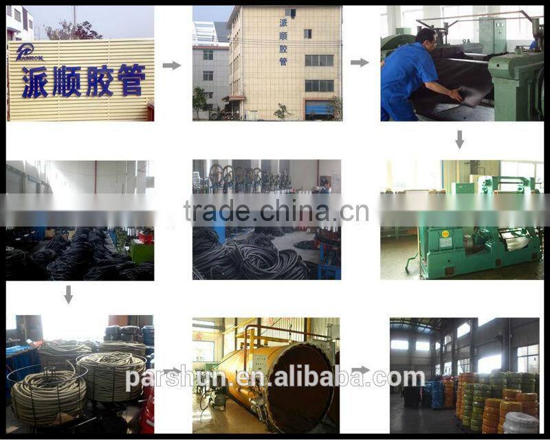 High pressure smooth surface weaving fiber reinforcement 35 bar 5/16" ~ 3/4" auto air conditioning pipe