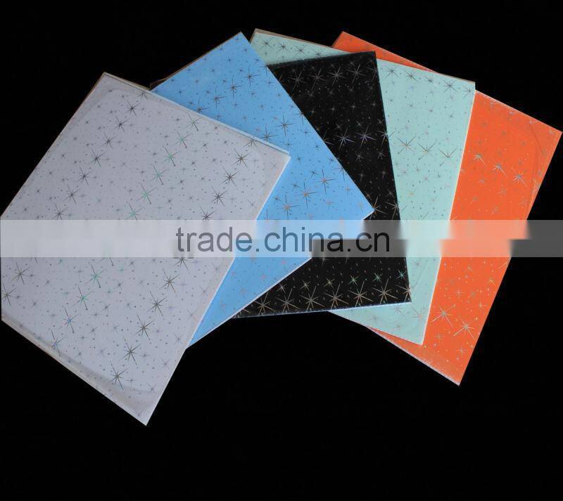 interior decoration materail high glossy 20cm printing pvc ceiling panels for bathroom