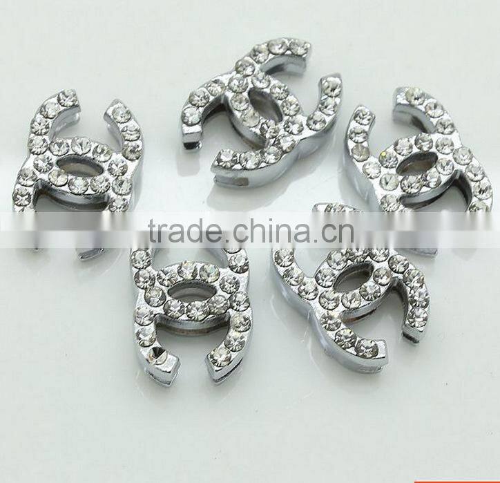 Zinc Alloy Cartoon Enamel Slide Charm 8mm inner Width Wholesale