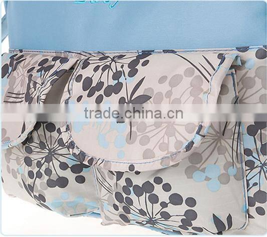 Latest Multifunctional Printing 600D Fabric Diaper Bag/Cross Mommy Bag