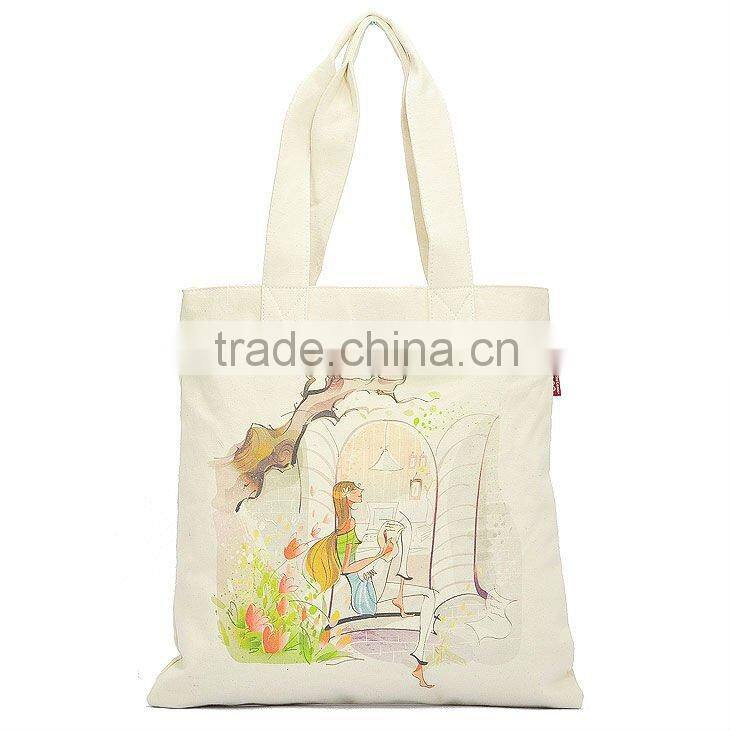 2016 Classic Promotional 5oz Cotton canvas Tote Bag - Black