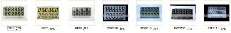 4*1 digits lcd display for fuel dispenser
