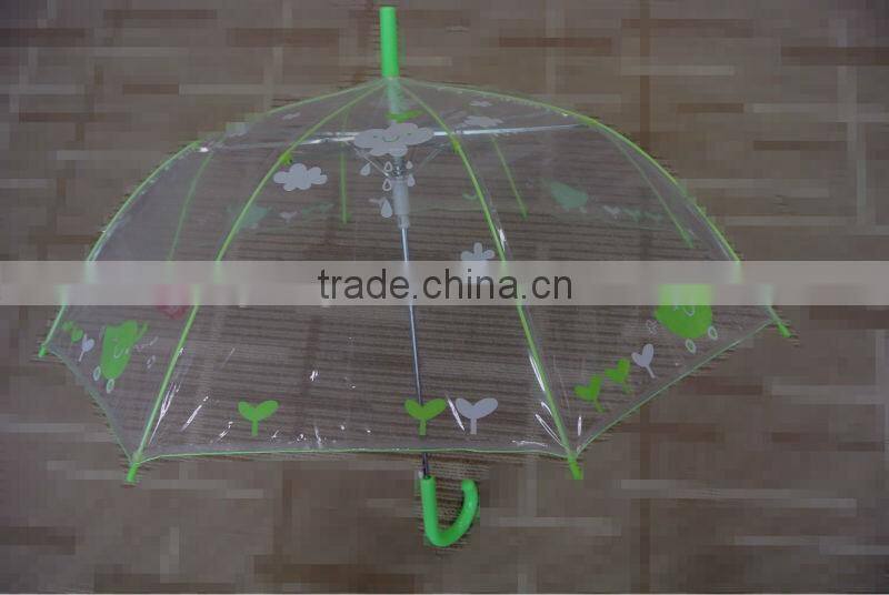 clear transparent PVC umbrella