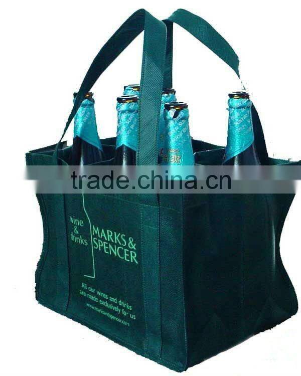 PP non woven promotion wine bag
