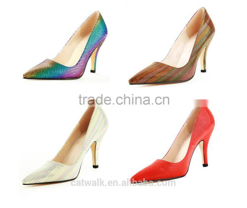 Fashion women shoes party dress shoes Low MOQ women shoes high heels fashion model shoes 2014
