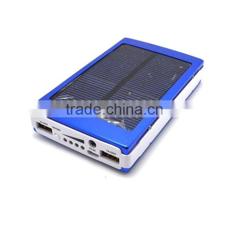 outdoor travel solar power bank charger