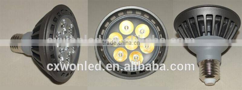 7W Led light spot par30 e27/e26/b22 led spot lights 7w 85-265v narrow beam angle 30 degree par lamp for living room