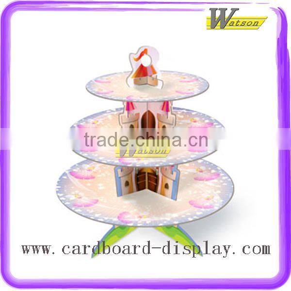 Wholesale Custom POP Paper Cupcake Stand Cardboard
