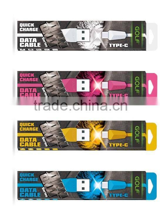 GOLF New Diamond Series Quick 1.5A 1M Charge And Data Cable For Type c Device