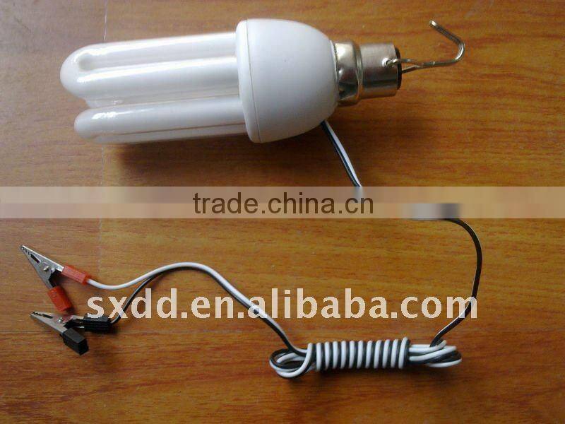 DC 12V Half Spiral energy saving lamp