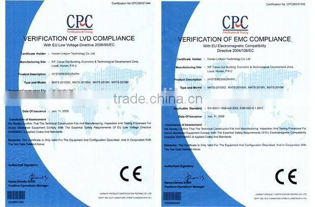 LINKJOIN MATS-2010SA AC Hysteresis graph test system magnetic hysteresis graph loop tracer trade assurance supplier