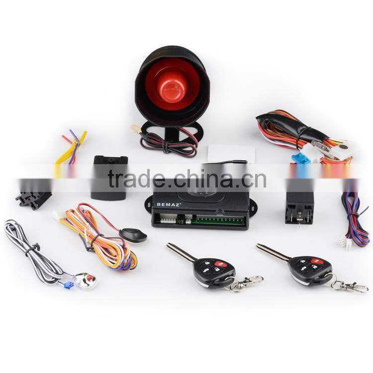 Top selling PIN code programmable gsm car alarm system with remote engine starter and cameras