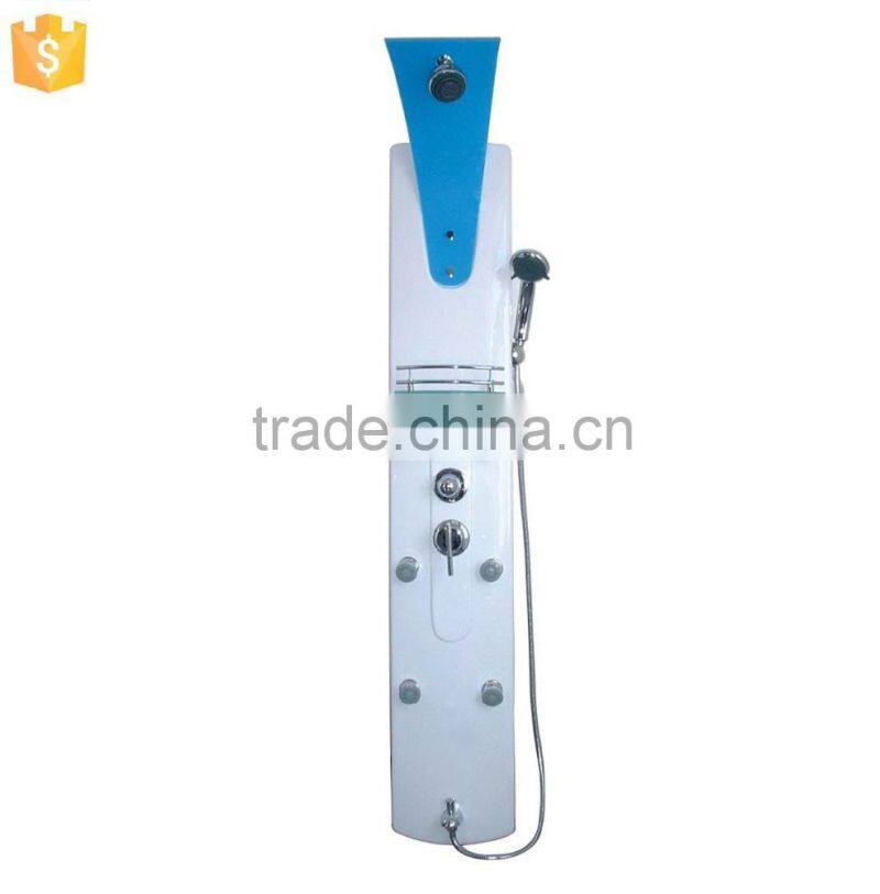 Multifunction resin massage shower panel