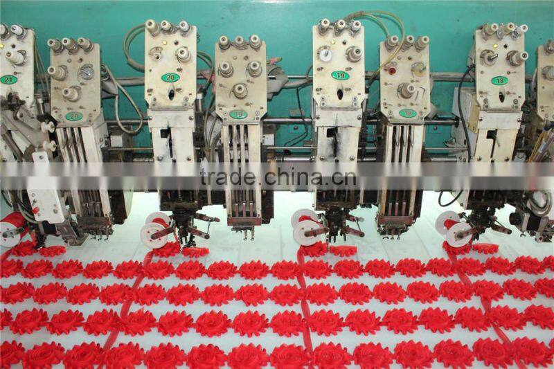 New Halloween cap chiffon shabby rose trim, popular symbols of Halloween hats rosette flower