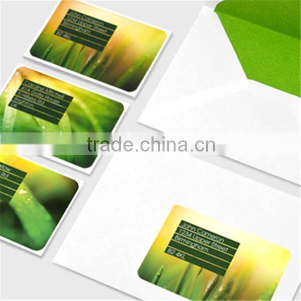 2015 new fashion high quality mailing labels