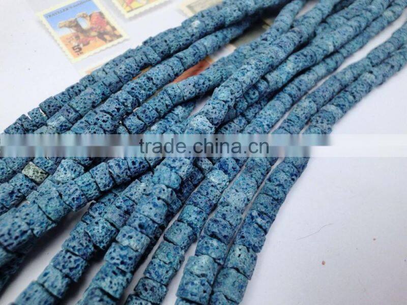 Natural Coral dyed beautiful color Loose cylinder Beads