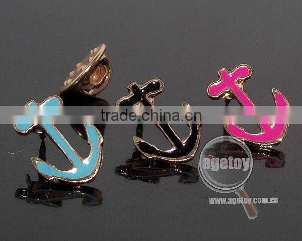 Anchor Shape Pin Badge