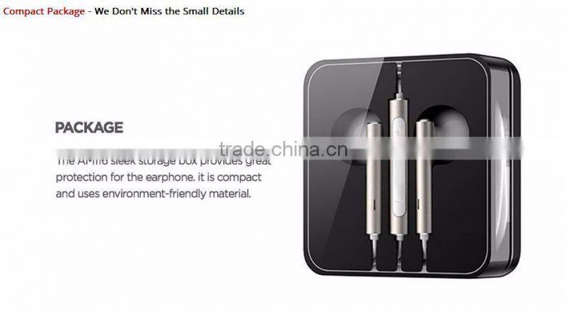 Original Huawei Earphone Headphones AM116 In-ear Headset with Microphone 3.5mm Earbuds