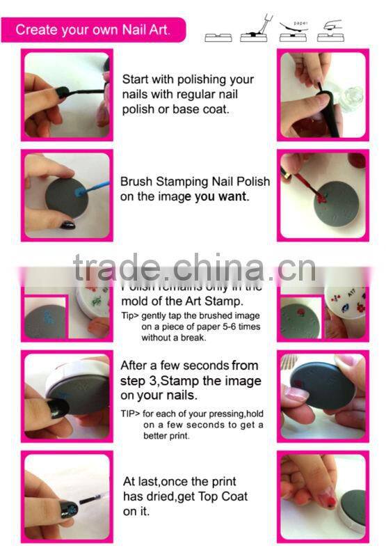 nail stamp 6 PCS nail supplier made in china