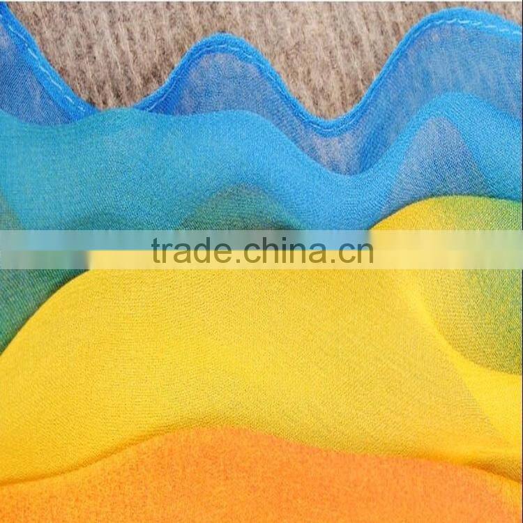 2016 Colorful Chiffon Scarf