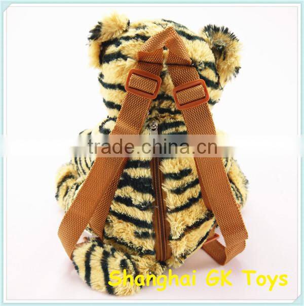 Tiger Shaped Plush Animal Backpack Tiger