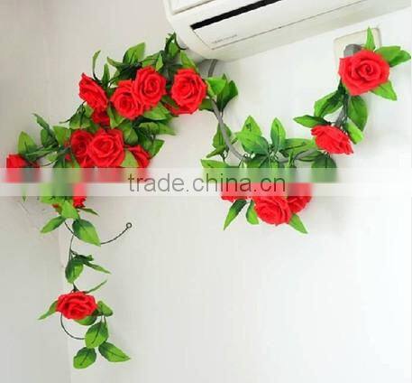 Beautiful artificial Rose wreath in different colors for Wedding decor