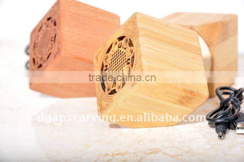 Wood Speaker, Wood Mini Speaker, Wooden Speaker