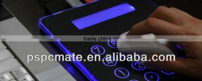 Mouse Pad with inner speaker and calculator