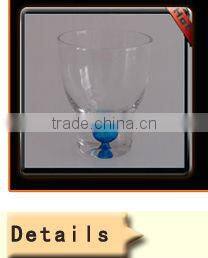 Blue Colored Cap Shaped Rocky Shot Glass Cup