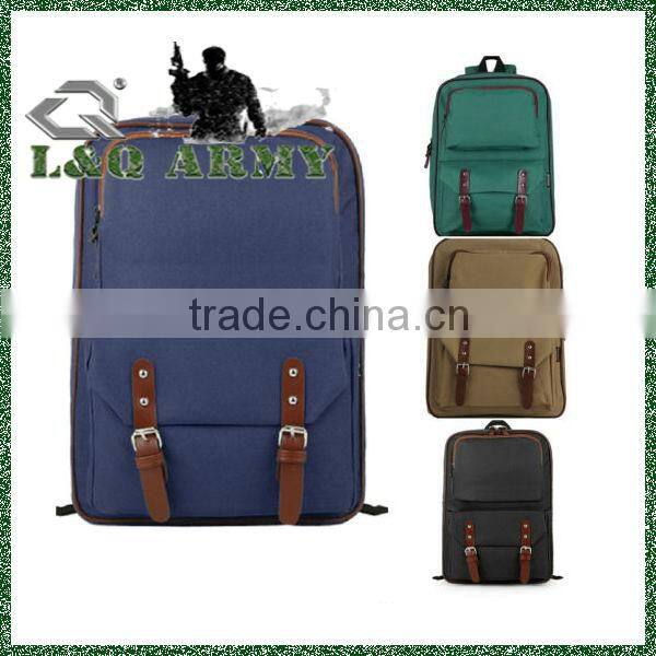 LQ vintage mens nylon backpack