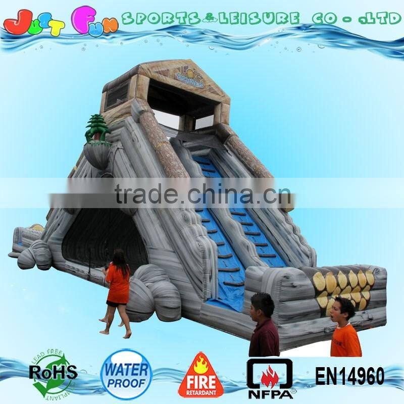 giant commercial grade tree house inflatable slide for kids and adults for sale