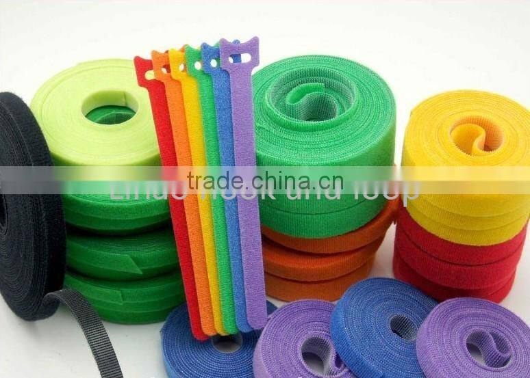 Newest design high quality nylon Hook and loop tape cable tie