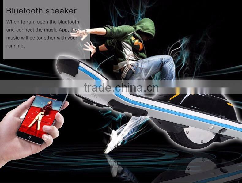 High quality with bluetooth self balance scooter One Wheel Motorcycle Balancing one wheel hoverboard