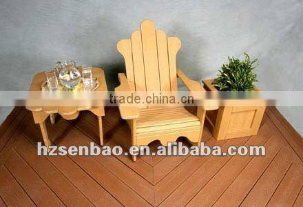 Outdoor Environmental Protection Wood Plastic Composite Chair