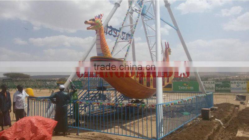 2016 Changda Long using life and exciting pirate ship viking amusement ride with low price
