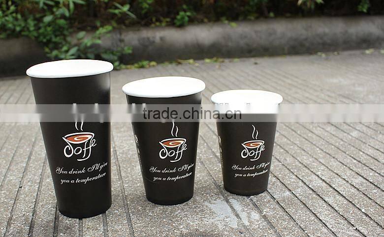 wholesale custom disposable paper cups for coffe ,milk tea