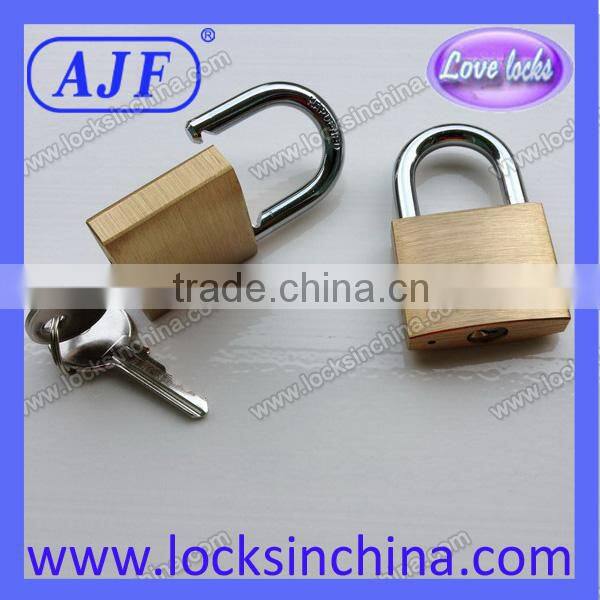 AJF 40MM high quality and security brass padlock normal shackle or long shackle