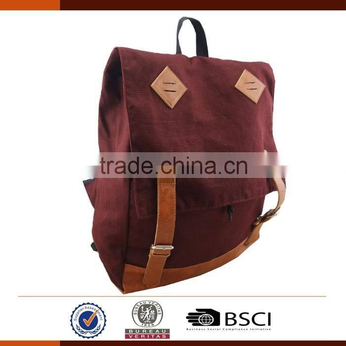 Vintage Style Backpack Bag Bookbag for Campus