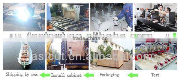 China Shandong Jinan wave boards sandstones corian ABS auto tool change system cnc milling