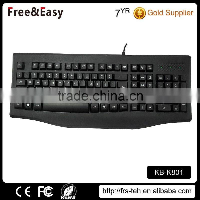 Factory USB latest models rainbow color waterproof gaming keyboard