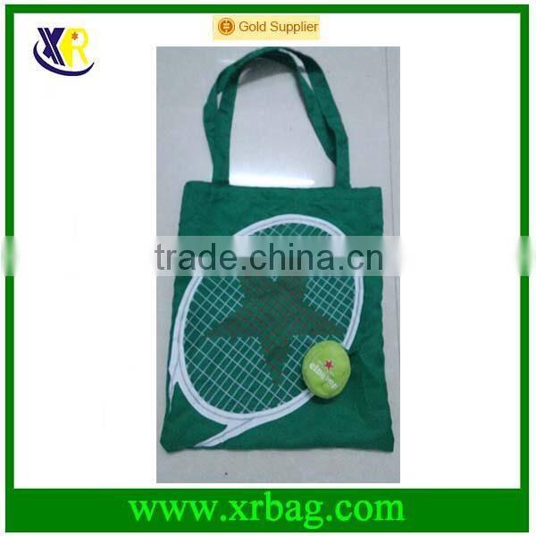 fashion eco green cotton tote shopping bag
